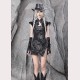 Escape from the Wilderness Punk Style Denim Dress by Bloody Supply (BSY140B)